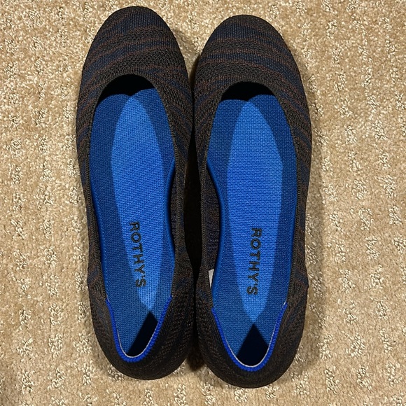 Rothy’s limited edition square toe! Pretty neutral design, gently used. - Picture 2 of 4